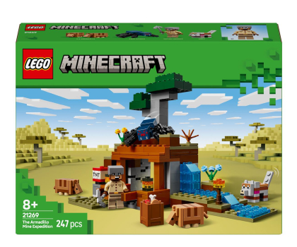 Klocki LEGO® LEGO Minecraft 21269 Wyprawa do pancernikowej kopalni
